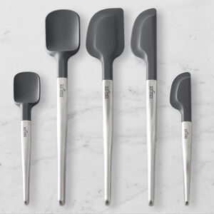 All-Clad Platinum 5 Silicone&Brushed Stainless Kitchen Tools Spatula Set - NIB!